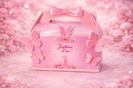 Personalised Kids Birthday Favour Boxes